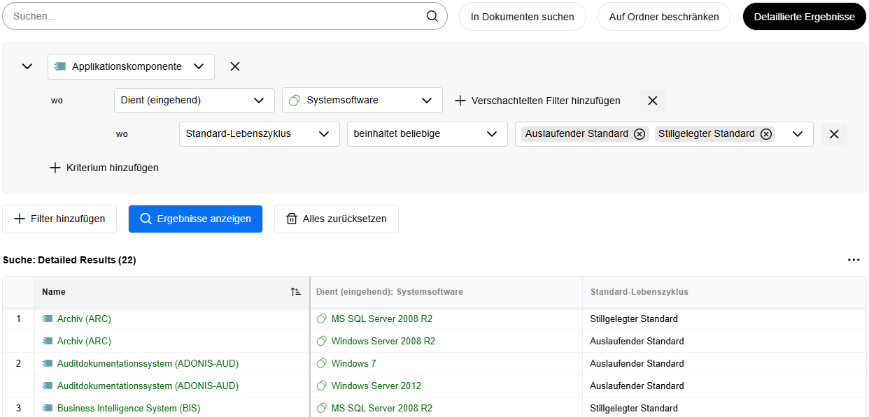  Beispiel: Detaillierte Ergebnisse