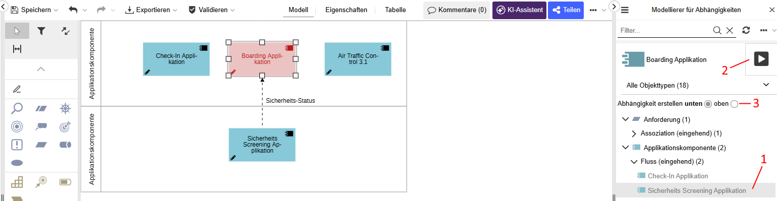  Referenziertes Objekt zum Modell hinzufügen