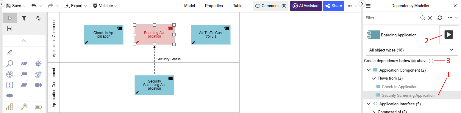 Add Referenced Object to Model