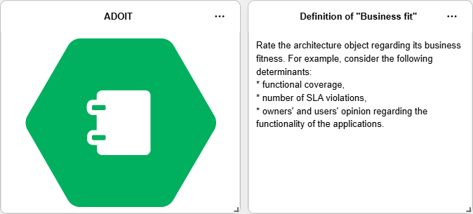Image and text widgets