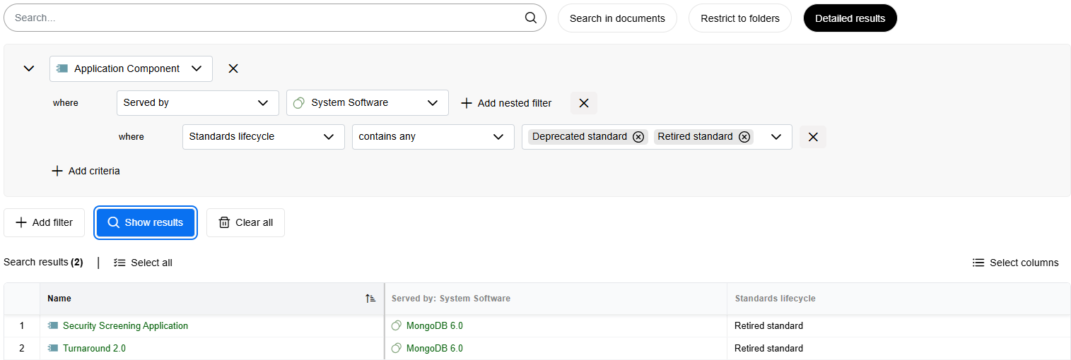  Example: Detailed Results 