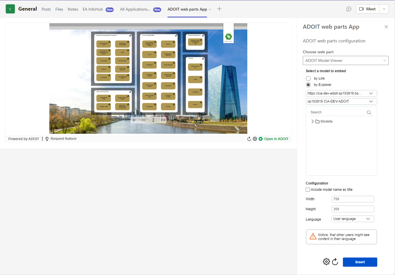 Configure web part