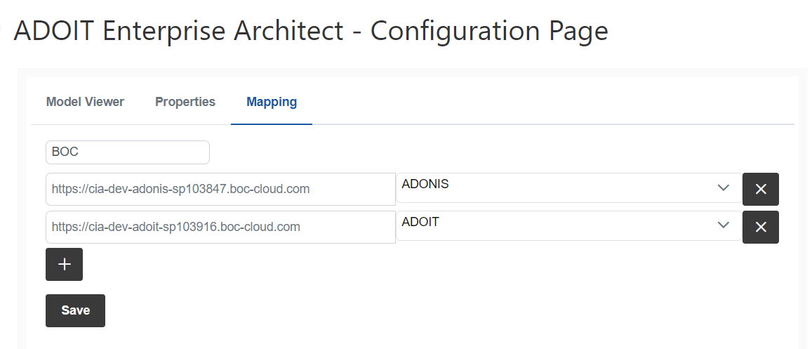 instance mapping