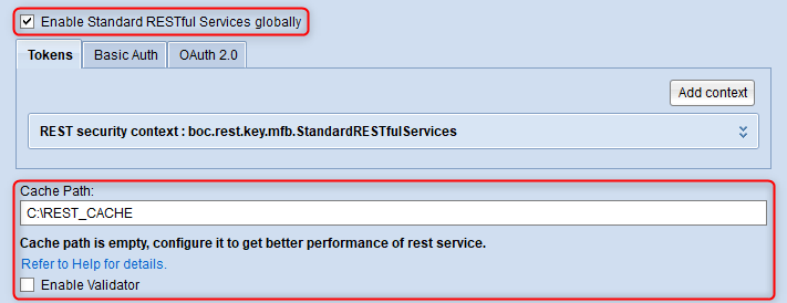  REST API - General Settings 