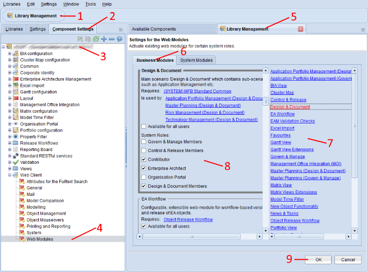  Assign Web Modules