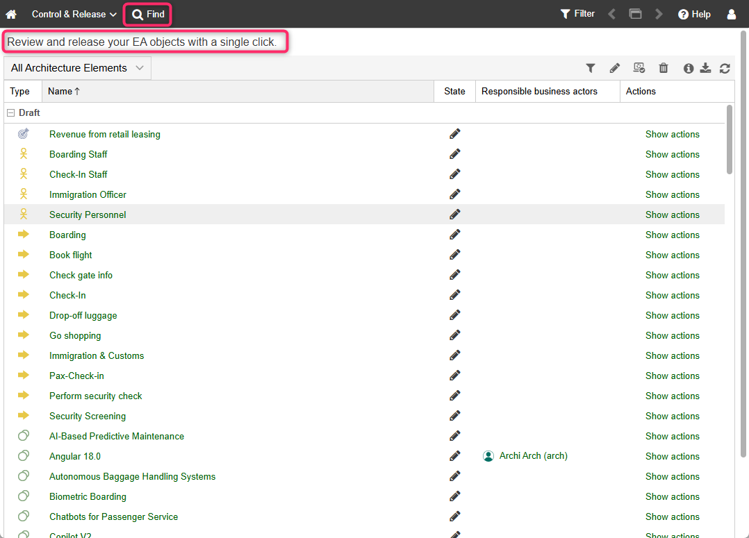  The "Control &amp; Release" Scenario 