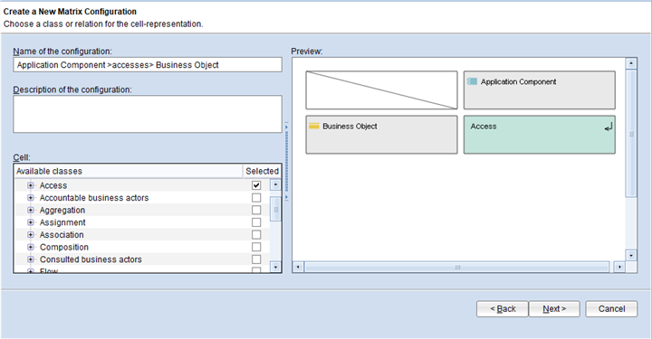  Create Matrix Configuration Page 2 