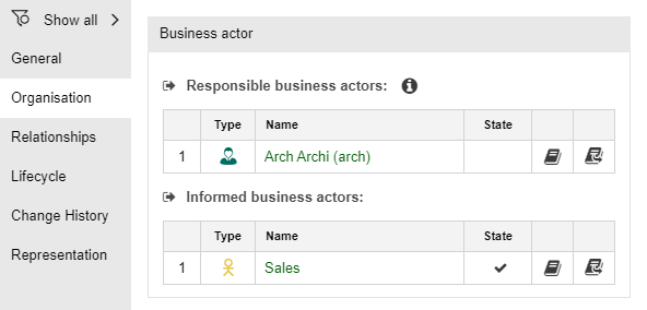 Confirm data actuality relation