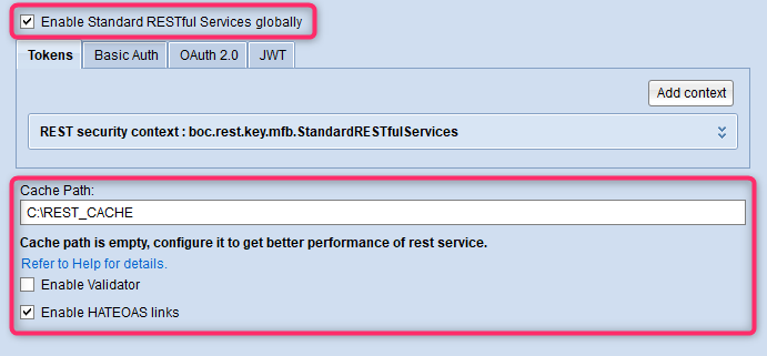  REST API - General Settings 