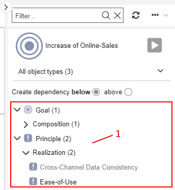  &quot;Dependency Analyser&quot; Widget