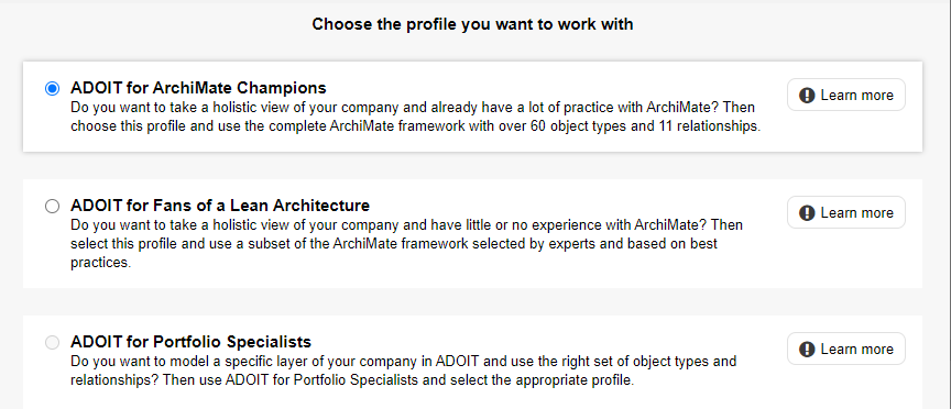 Metamodel Profile Configurator