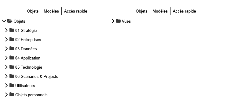 object & model explorer