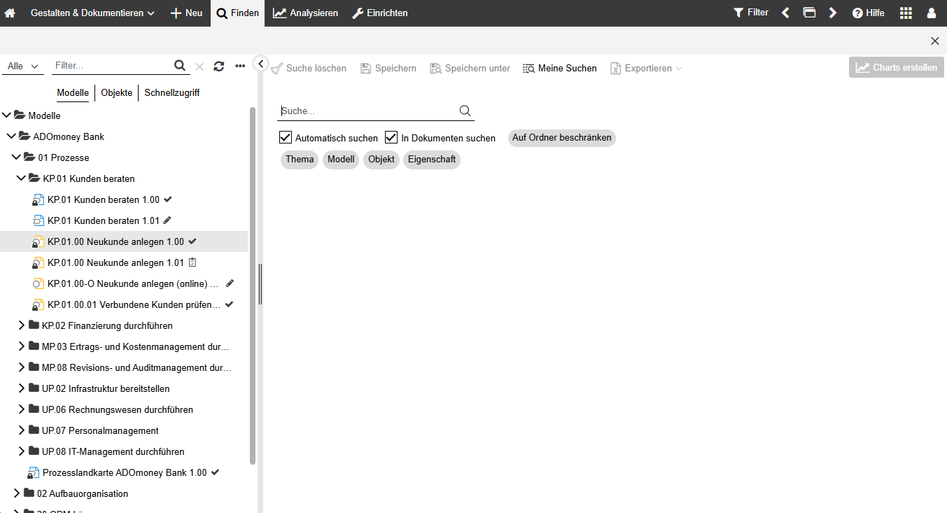 Explorer und Repository-Struktur