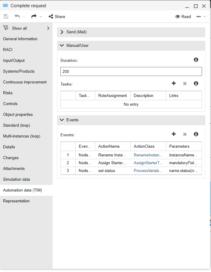 Define task duration