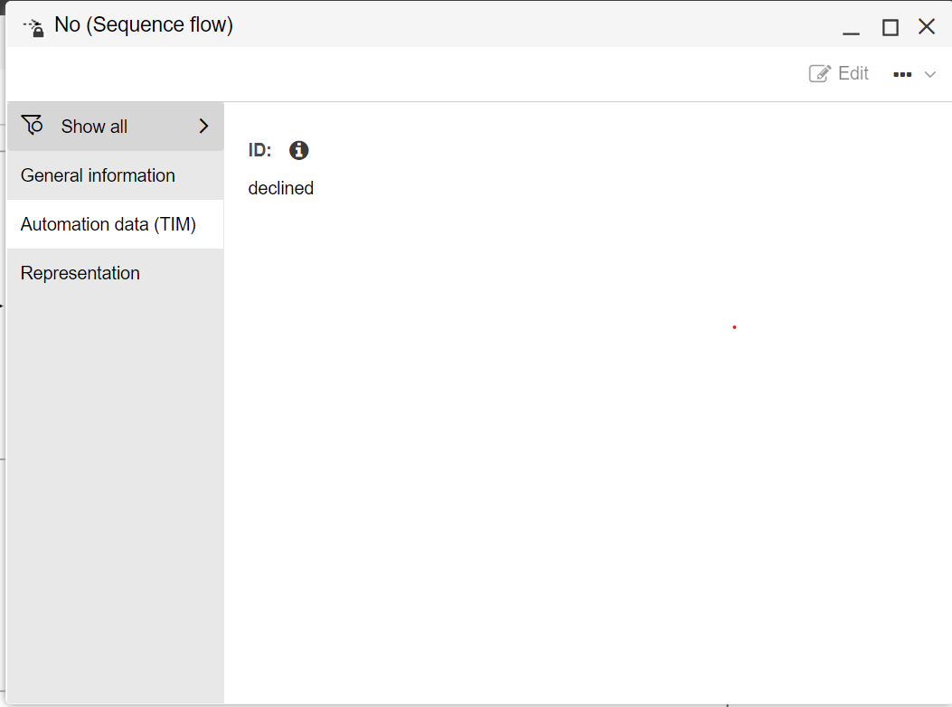 Set ID at Sequence Flow