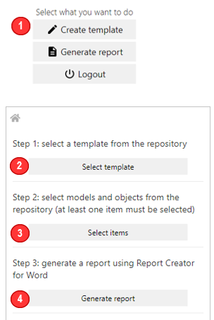 Word Template Selection