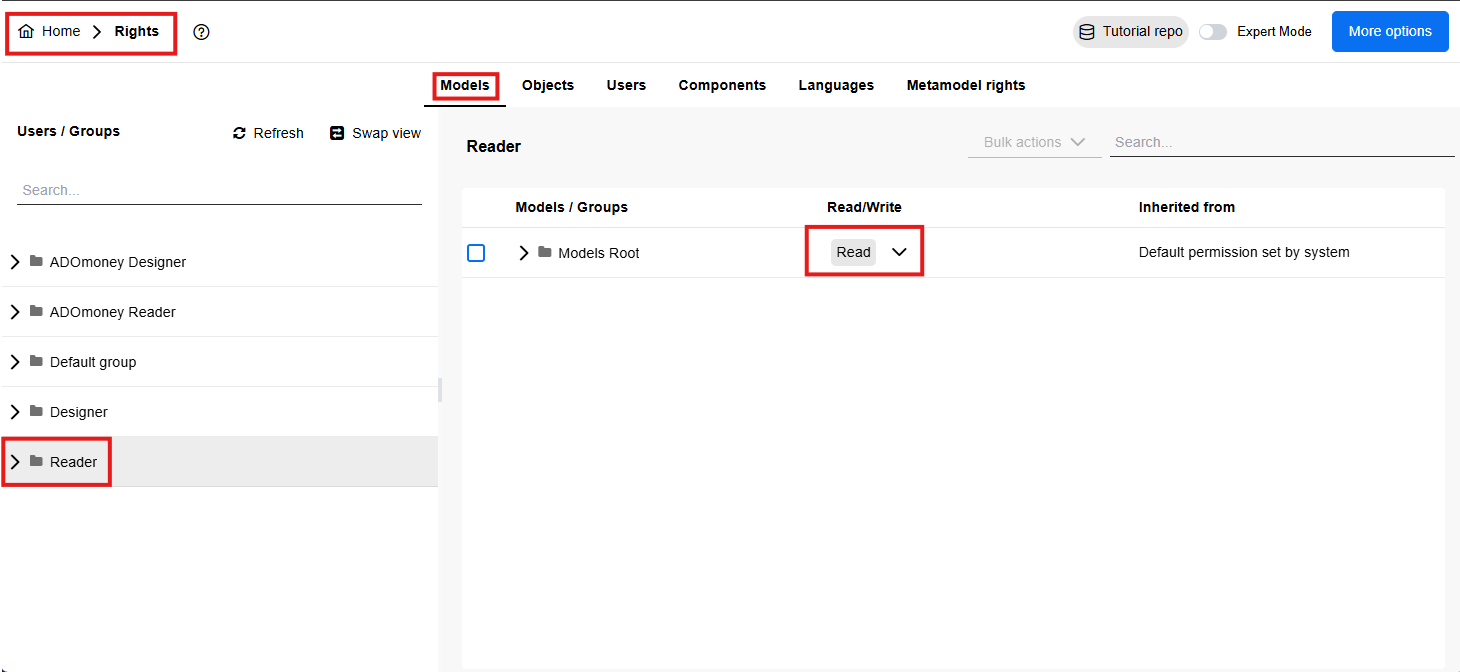 System role membership overview
