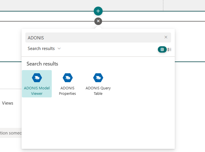 Select ADONIS Model Viewer macro