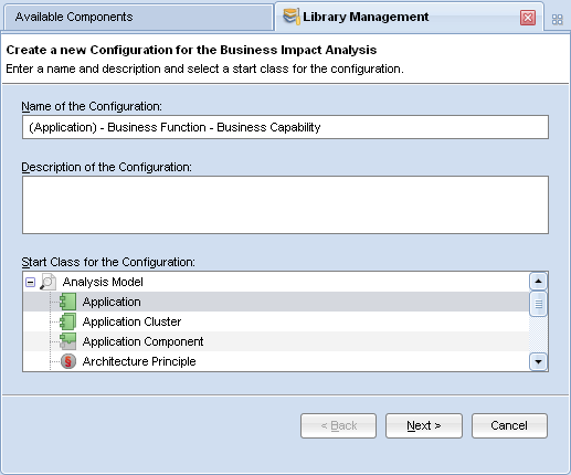  Create BIA Configuration Page 1 