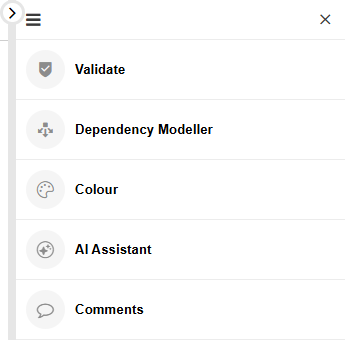  Switch between Components in the Right-side Pane