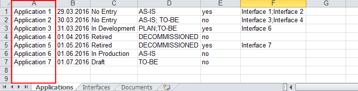  Import of a `simple` Attribute 