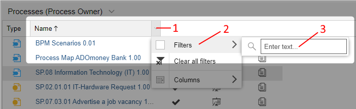  Filter Data in Columns - Apply Filter