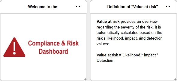 Image and text widgets